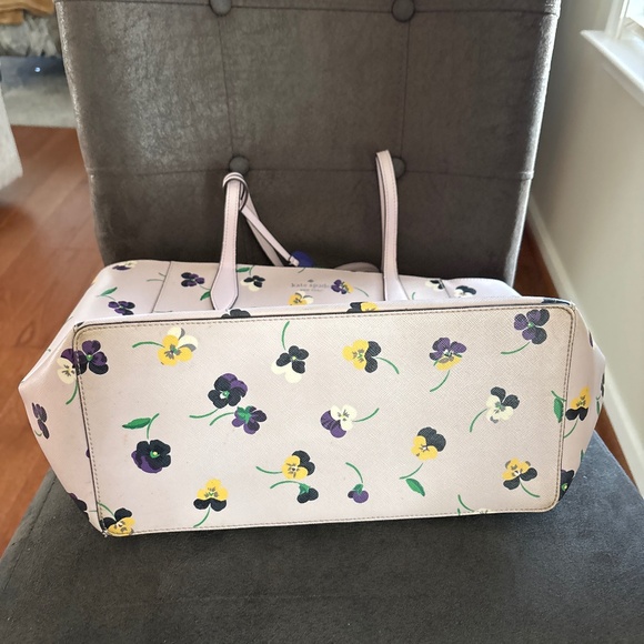 Kate Spade Dana Pansy Floral Tote Handbag - Picture 6 of 8